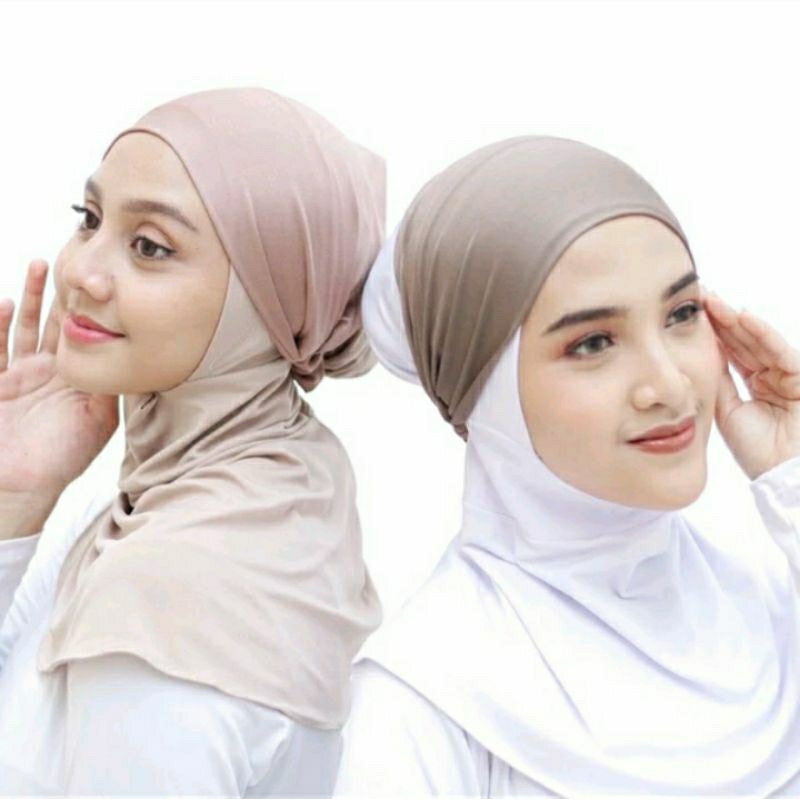 QAYYUMI - CIPUT BANDANA KAOS / INNER BANDO PITA BAHAN KAOS / INNER HIJAB BANDANA / CIPUT KERUT RAJUT