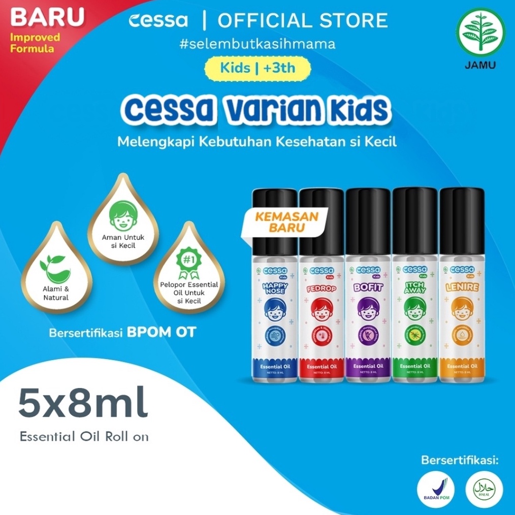 

Diskon Terbatas Cessa Kids Essential Oil 8ml A115