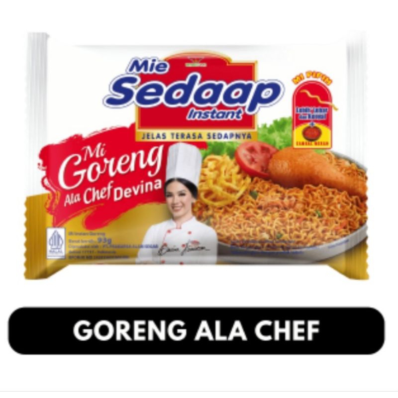 

Mie Sedaap Goreng Ala Chef Devina isi @93g