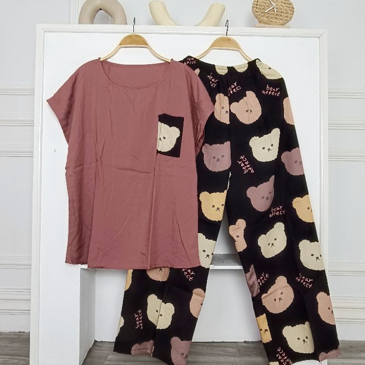 Stock Limited  BABYDOLL JUMBO PANJANG  PIYAMA RAYON JUMBO