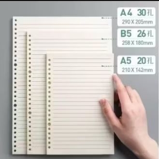 

Kertas Binder Loose Leaf 30 Lembar