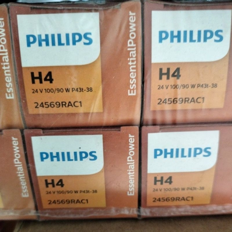 Dop h4, bohlam h4 24/100/90wat Philips
