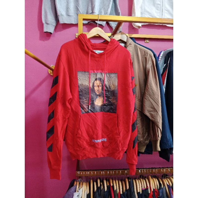 Hoodie off white Monalisa