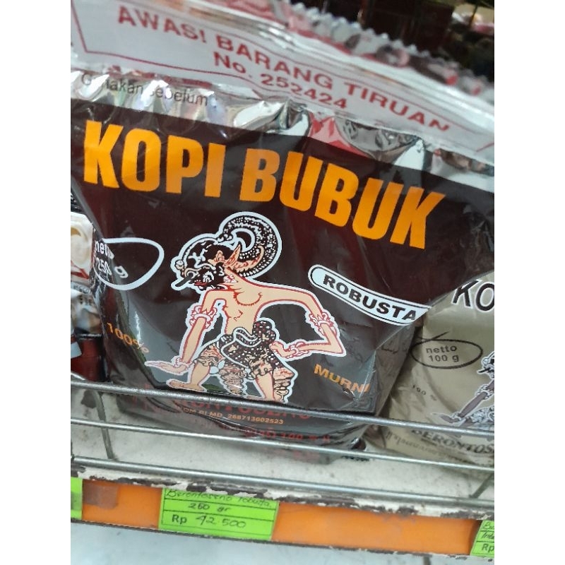 

kopi bubuk berontoseno robusta 250 gr