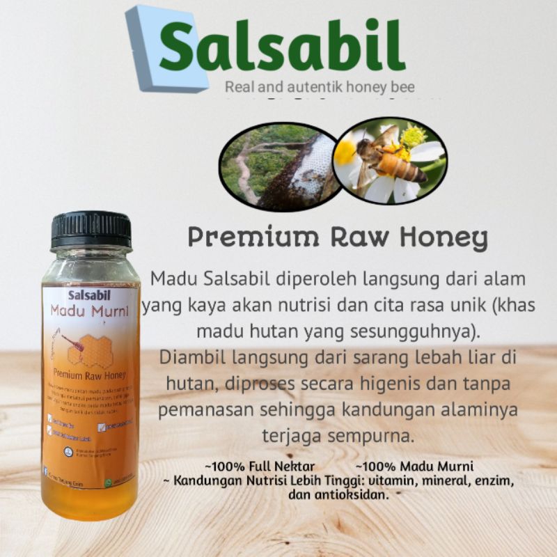 

madu hutan Salsabil asli dari hutan liar 330gr