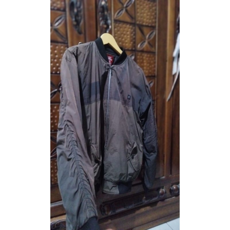 jaket hoodie pria rown