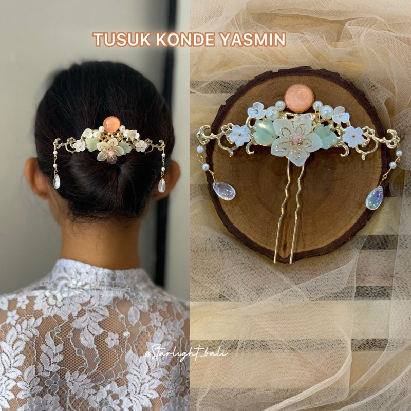 STARLIGHT BALI - Tusuk Konde Yasmine / Aksesoris Hairdo / Hiasan Rambut / Konde Rambut / Aksesoris R