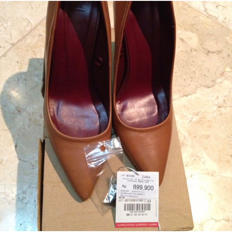 high heels ZARA original (sepatu kerja / fashion) size 36 PRELOVED