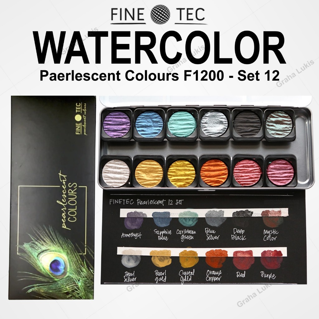 

Finetec Pearlescent Colours F1200 set 12