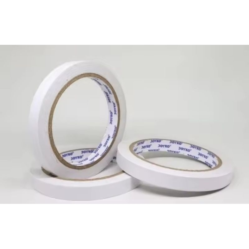 

Joyko Double Tape 12mm Isolatip Perekat 2 Sisi 1 Buah - Merek Joyko, Panjang 15 Yard, Kualitas Original
