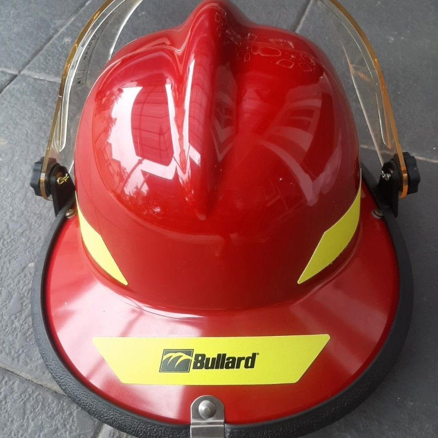 Helm pemadam BULLARD original / Helm FireFighter BULLARD Original merah / Helm damkar BULLARD / BULL