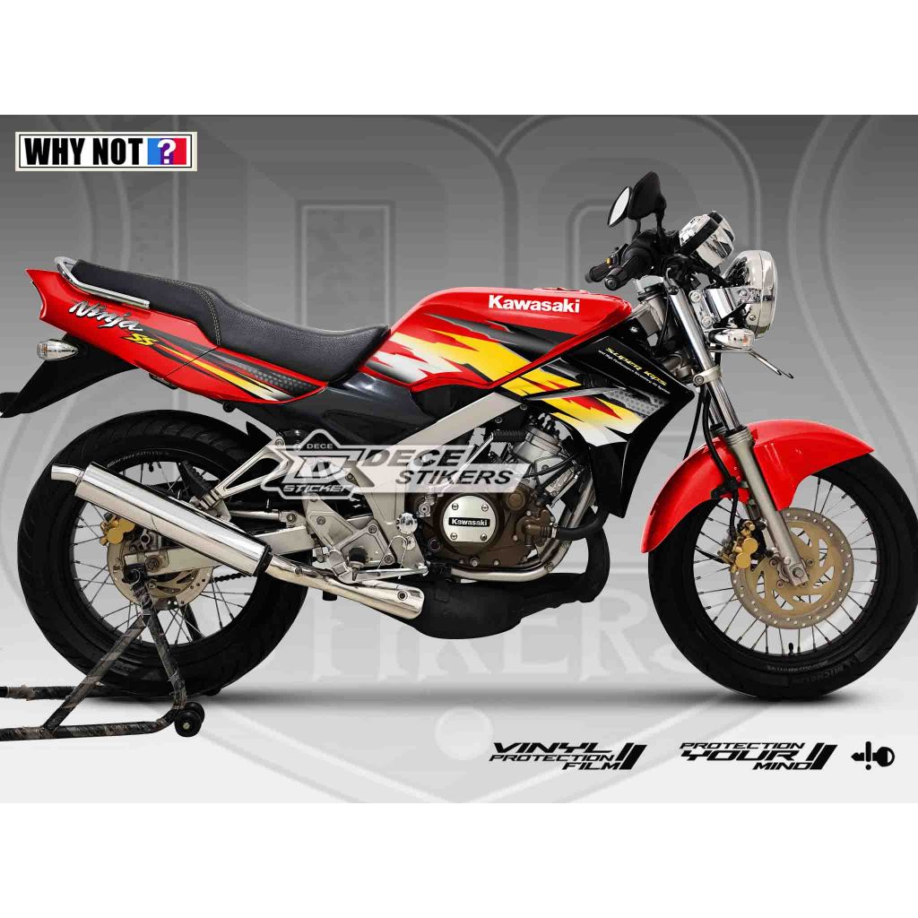 STRIPING TRANSPARAN NINJA SS, KAWASAKI NINJA SS, STRIPING NINJA