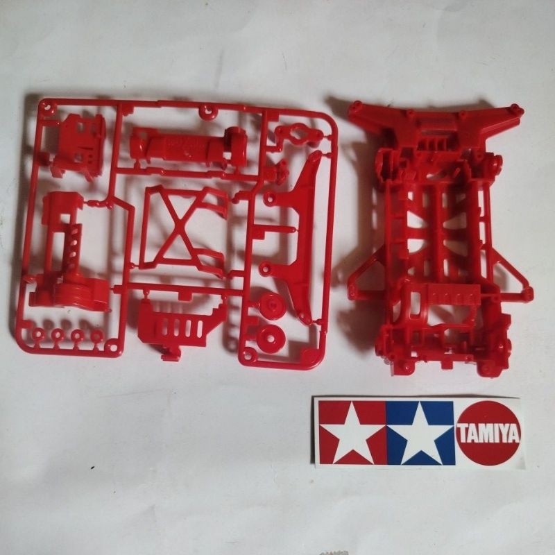 Tamiya chasis super x red
