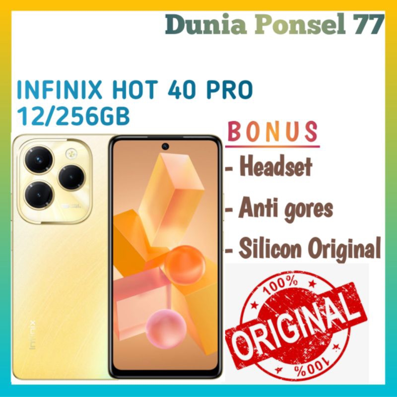 INFINIX HOT 40 PRO 12/256GB (UP TO 16GB RAM) | 8/256GB (UP TO 13GB RAM)