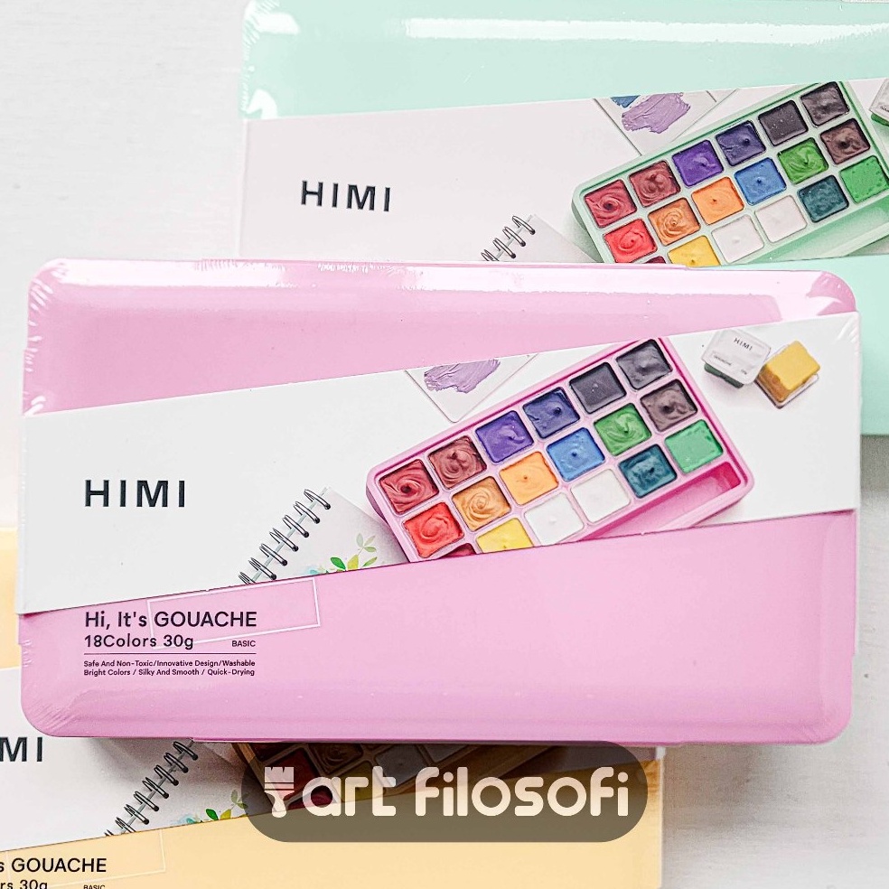 

KODE N39L Miya Himi Gouache 18x3ml Cat Air Gouache