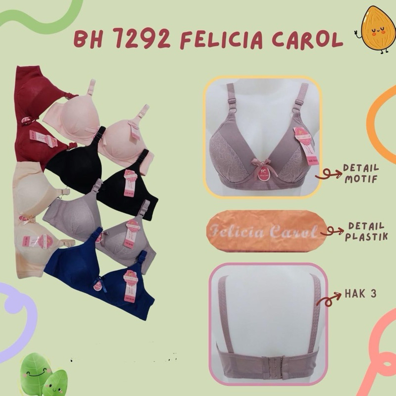 Adinda~ Bh felicia carol jumbo/bra jumbo murah/bra bh renda jumbo 42 44 46