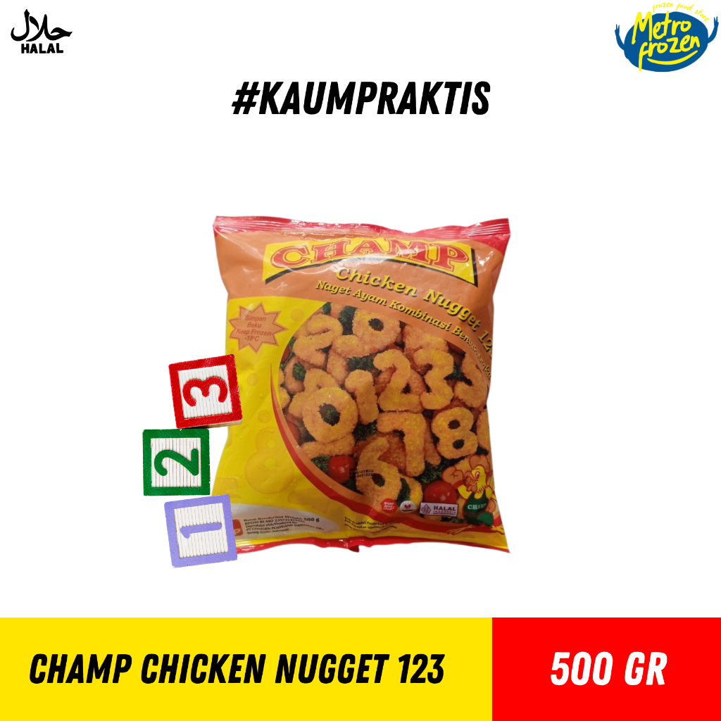 

Champ Chicken Nugget 123 500gr