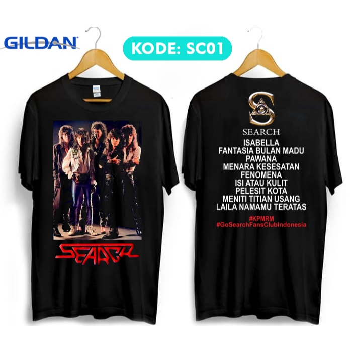 Kaos search band malaysia tshirt katun premium SC01