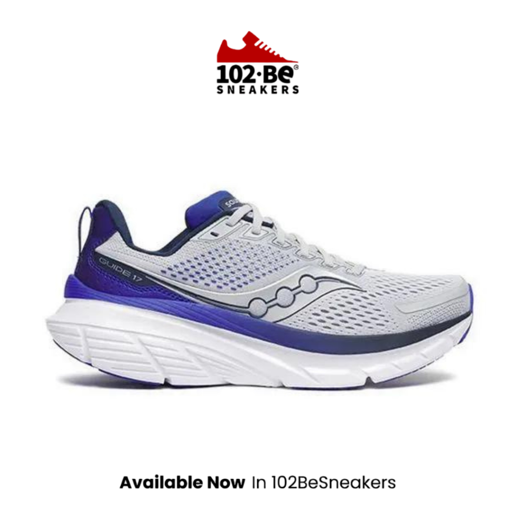 Sepatu Lari Saucony Guide 17 Men's Running - Cloud/Royal