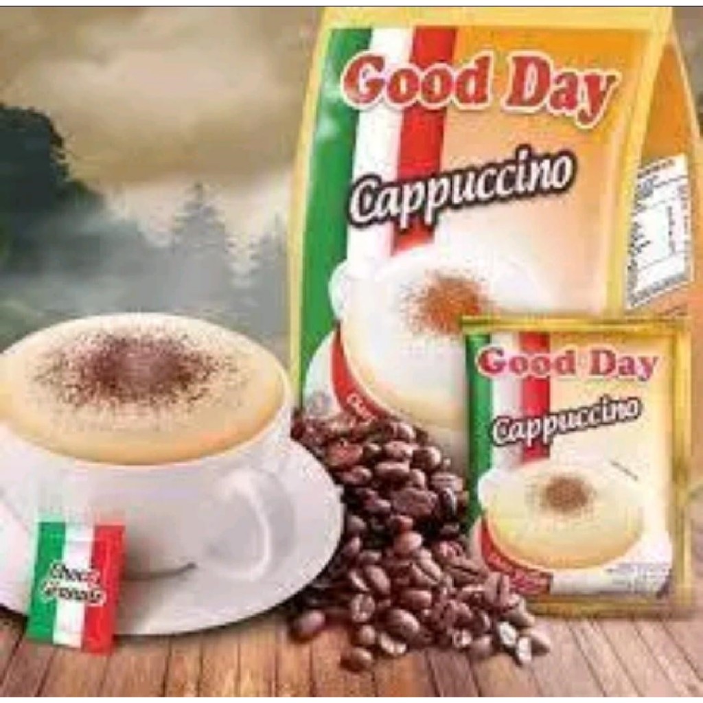 

KOPI GOOD DAY CAPPUCINO ISI 10 SACHET/ 1 RENCENG