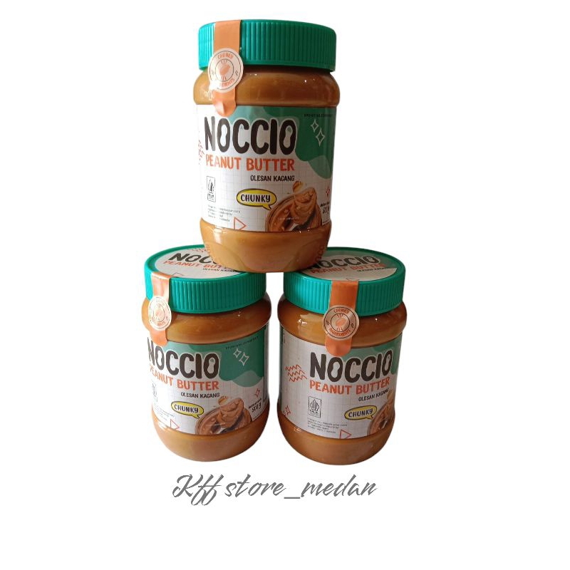 

NOCCIO Peanut Butter Selai Kacang Chunky 500g