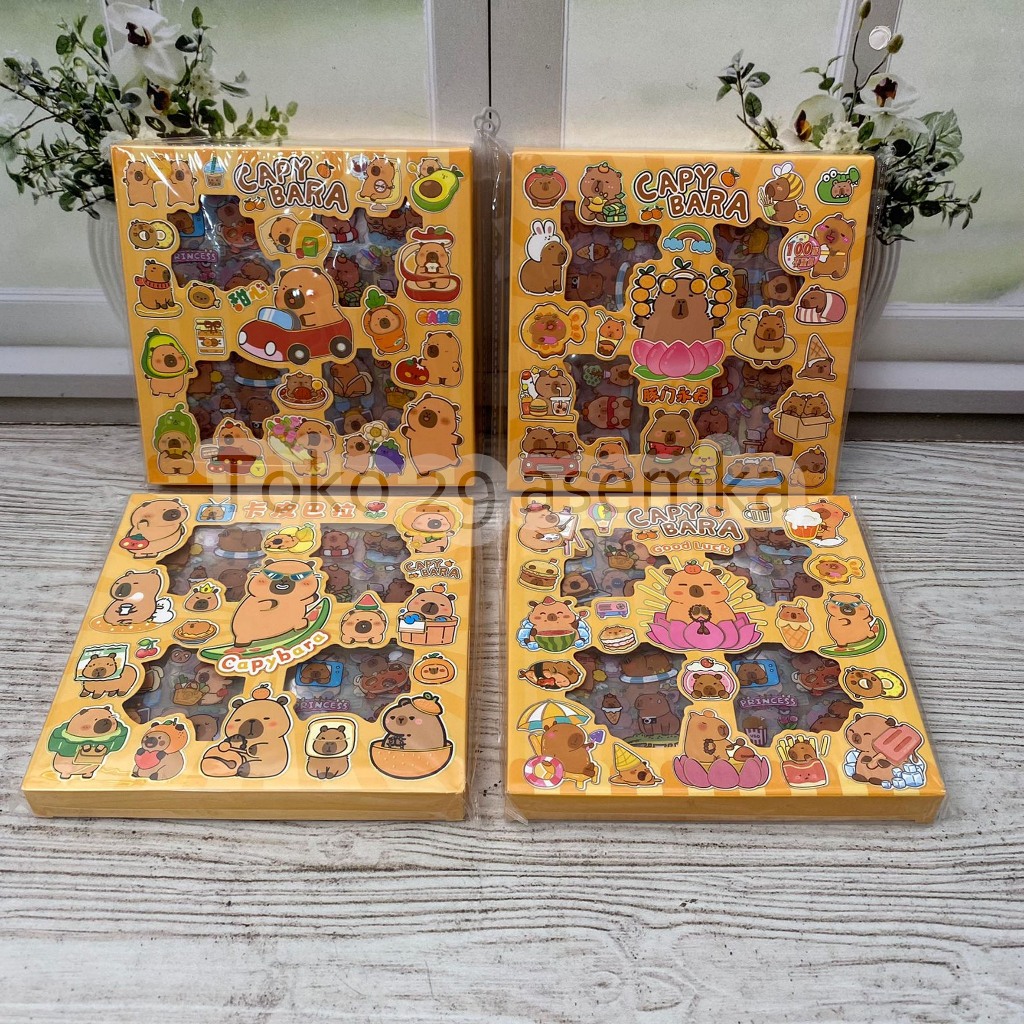 

STICKER 100 LEMBAR CAPYBARA CYK ST-1584 CAPPYBARA KAPIBARA STIKER KADO ANAK LUCU KREATIVITAS SOUVENIR SUVENIR ALAT TULIS KANTOR SEKOLAH
