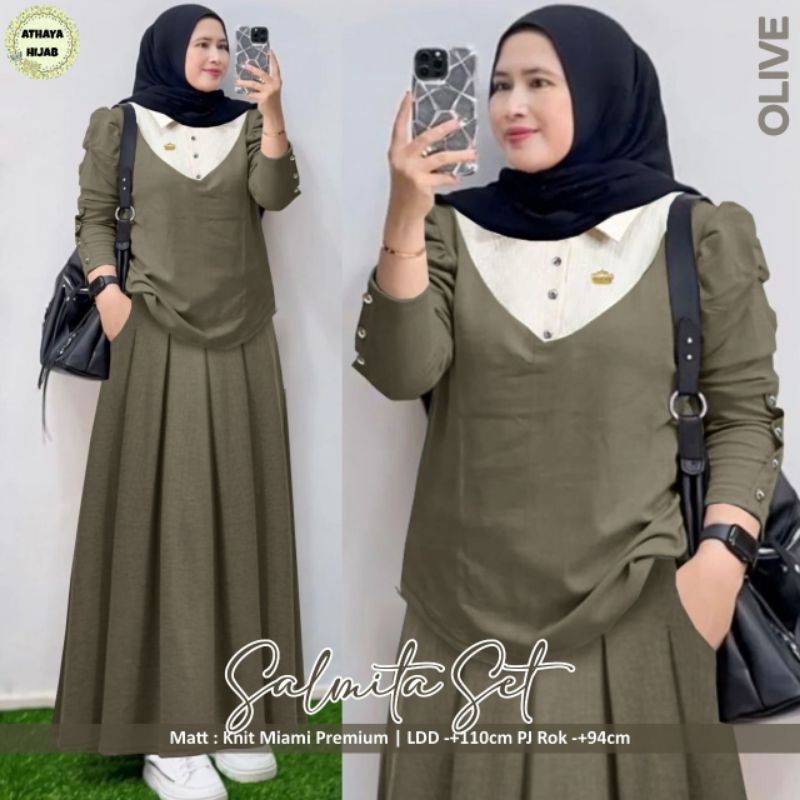 salmita set knit miami premium