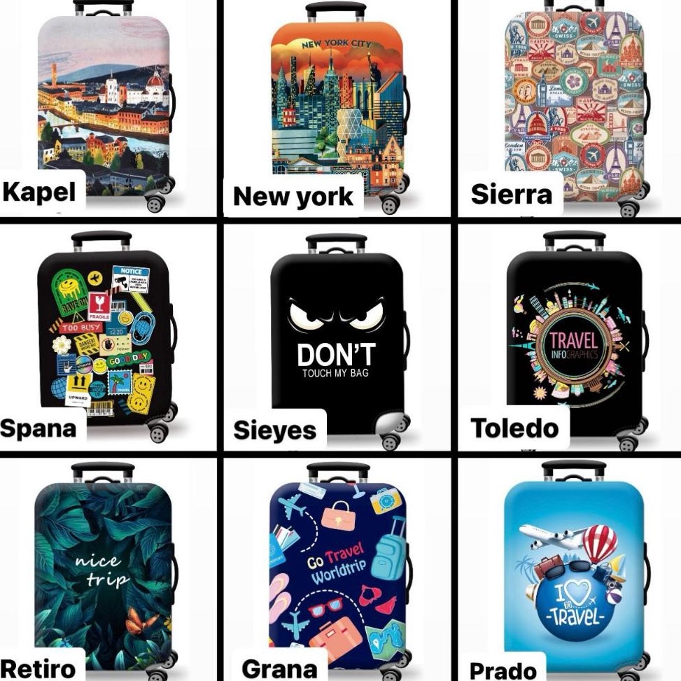 KODE C32O sarung koper penutup koper pelindung koper TEBAL