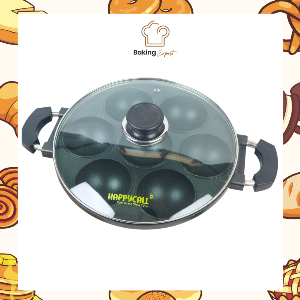 Cetakan kue serabi apem cekung isi 7 | cetakan cekung apem 7 lubang - BE