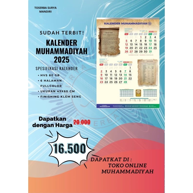 

Kalender Muhammadiyah Masehi 2025
