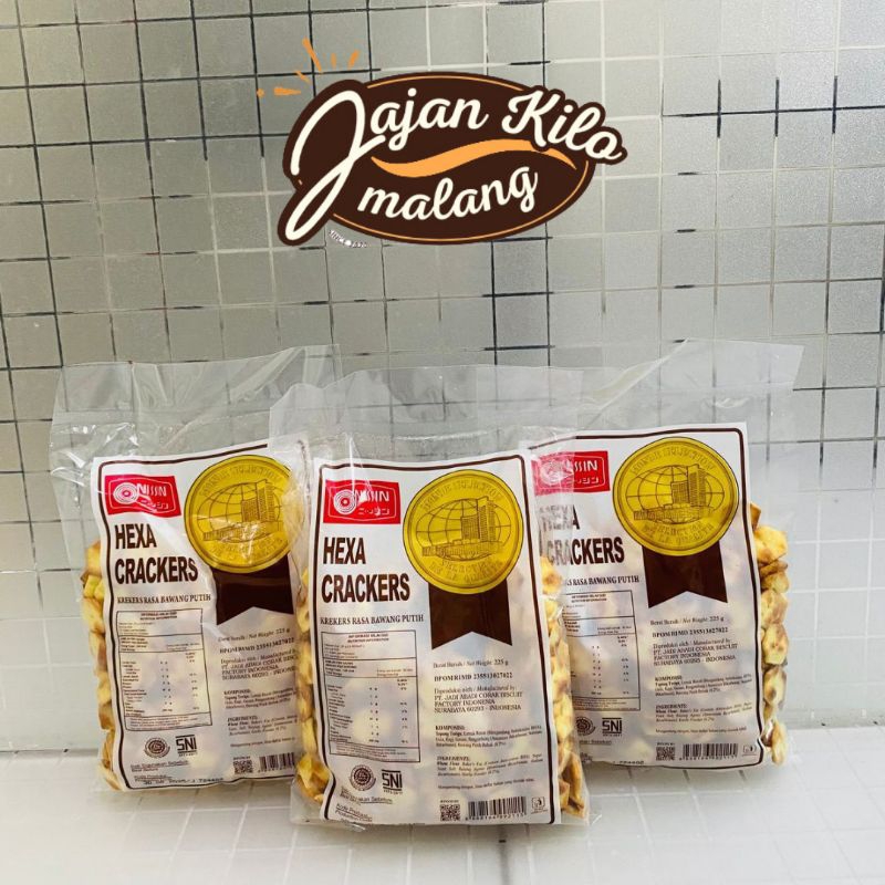 

HEXA CRACKERS 225GR - JAJAN KILO MALANG - JAJAN KILOAN MALANG