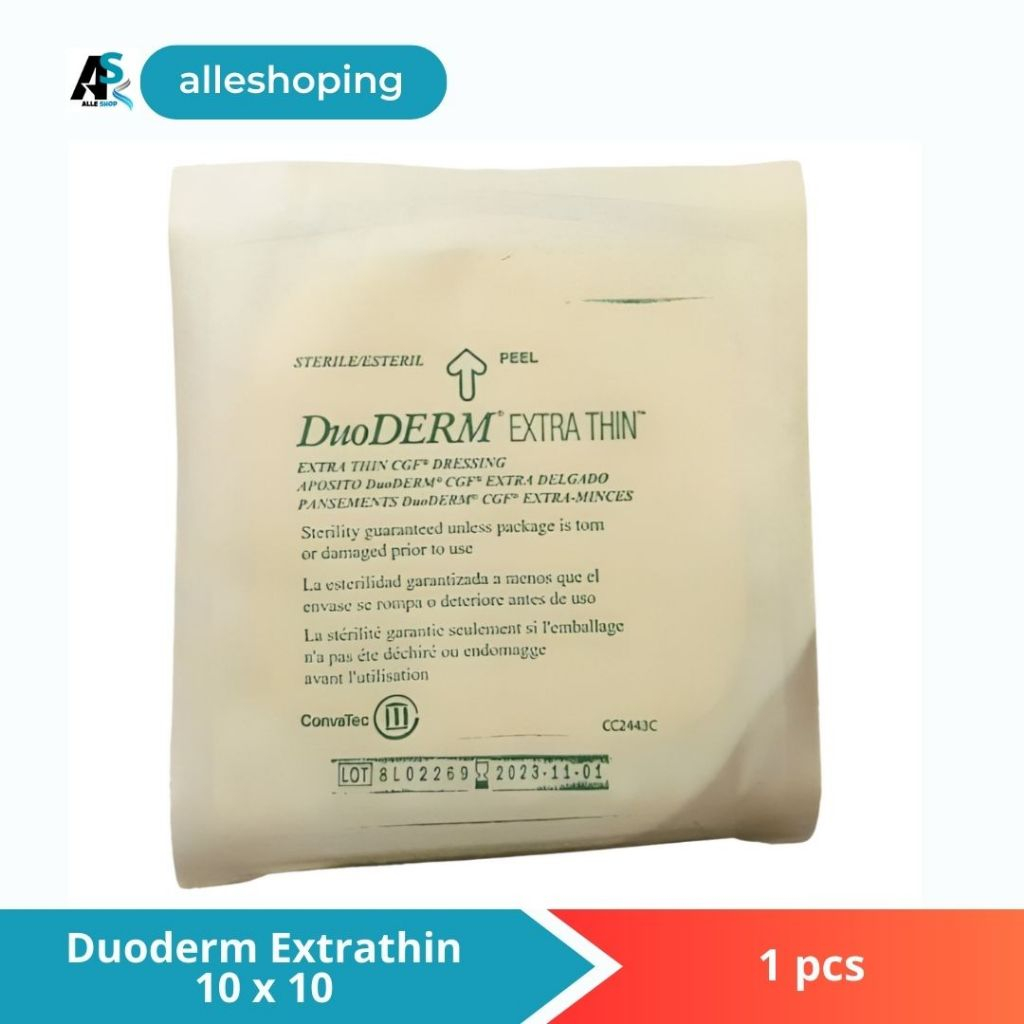 Duoderm Extrathin 10 x 10 cm Hydrocolloid Dressing