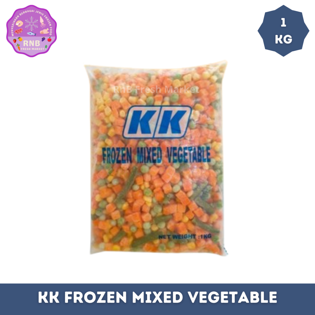 

KK Frozen Mixed Vegetable Netto 1 Kg