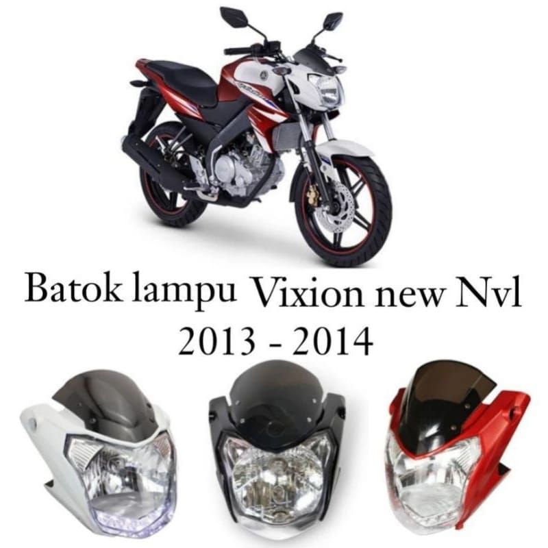 PROMO COD Batok Vixion Kedok Vixion Reflektor Vixion NVL New LED 2013 2014