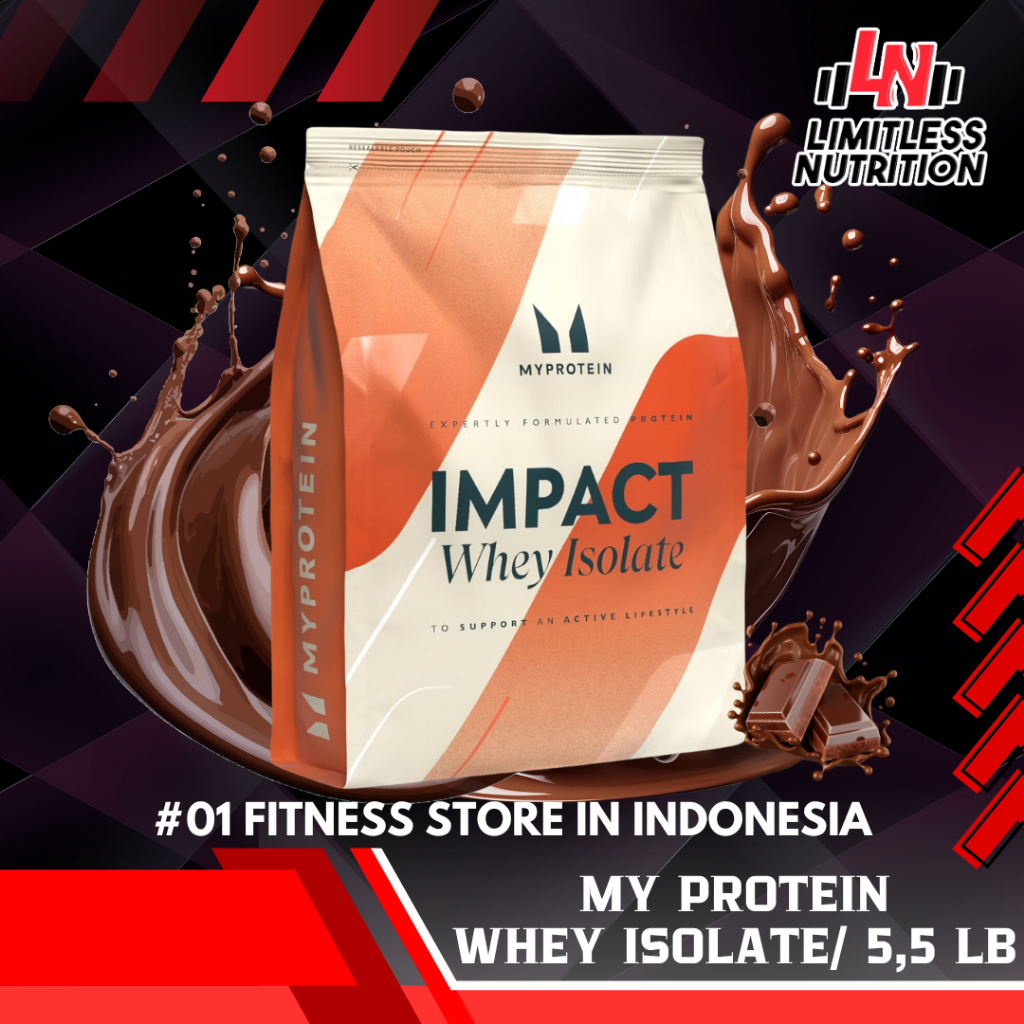 MY PROTEIN Whey Isolate 5,5 Lbs Whey Protein Isolate 2,5Kg Impact Whey Isolate 5,5Lbs - Chocolate
