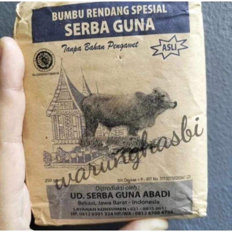 

Bumbu Rendang minang Asli -repack 100gr