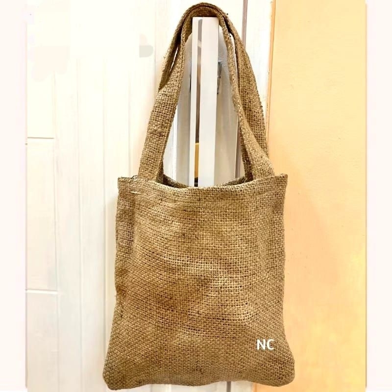 Tote Bag Tas jinjing full goni / Tas kuliah / Tas Rajut / Tas slempang Goni