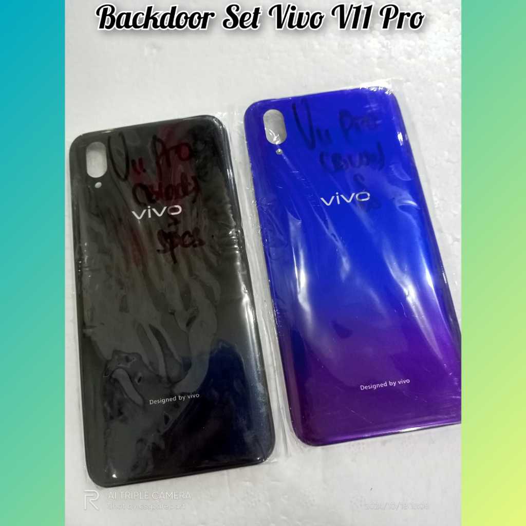 BackDoor Fullset Vivo V11 Pro BackCover Tutup Belakang Set Vivo V11 Pro