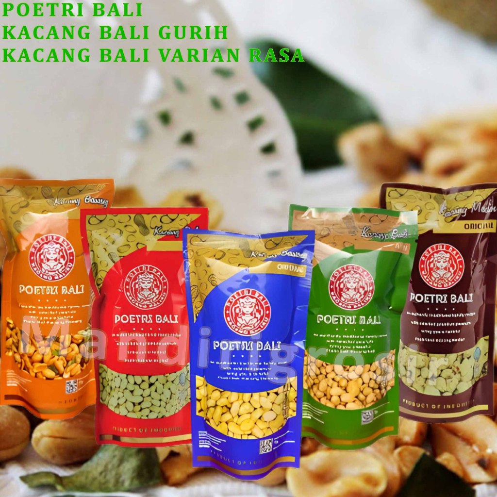 

Bali Kacang Gurih & Manis * Poetri Bali * Kacang Bali Aneka Rasa * 75gr