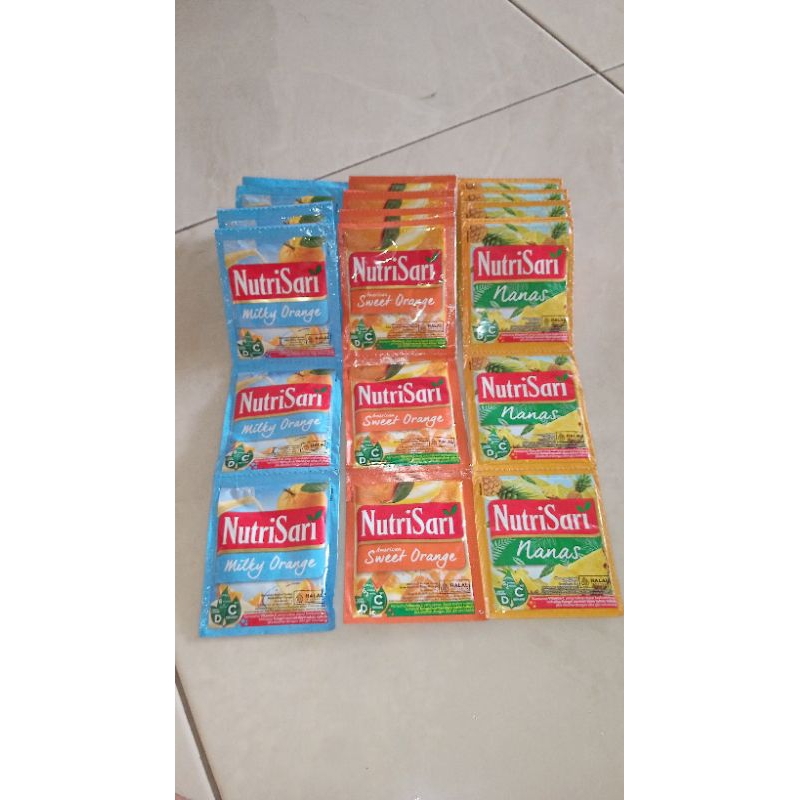 

Nutrisari 10 pcs (1 renceng)