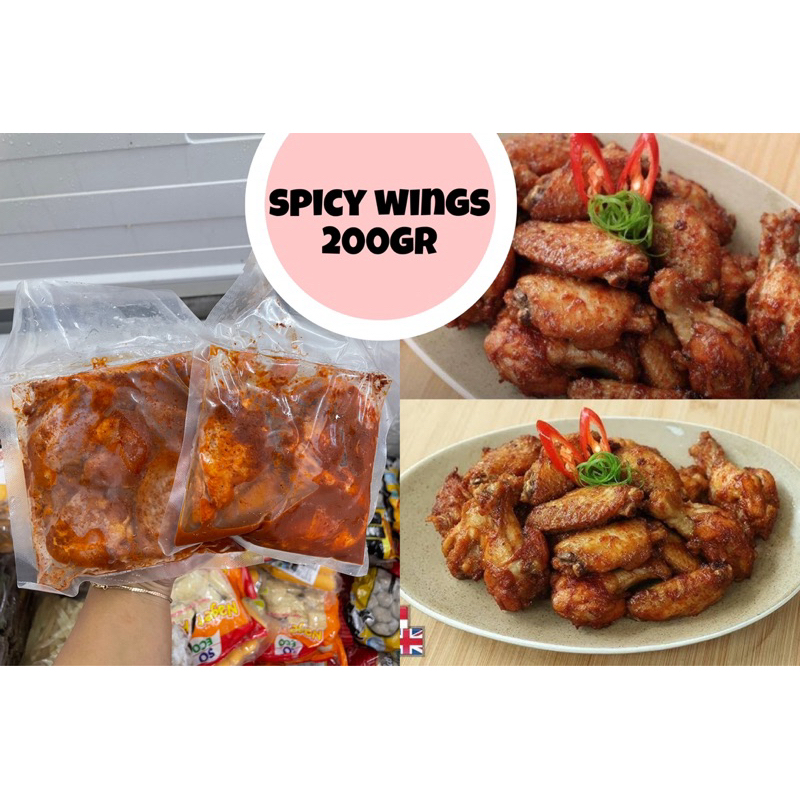 

Frozen spicy wings ayam 200gr