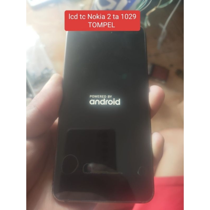 Lcd tompel tc hp Nokia 2 TA-1029 minus lcd tompel sentuh normal udah tested