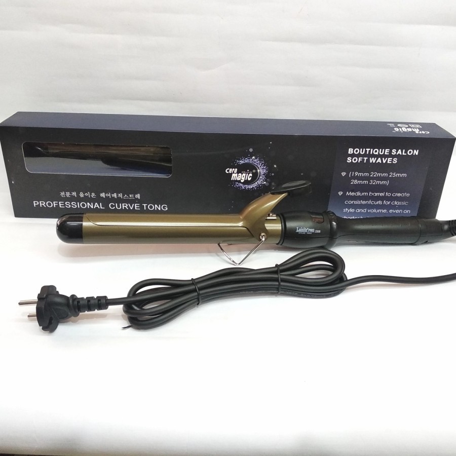 catok curly iron laisite original ukuran 25mm catokan klintong laisite original cera magic best sell