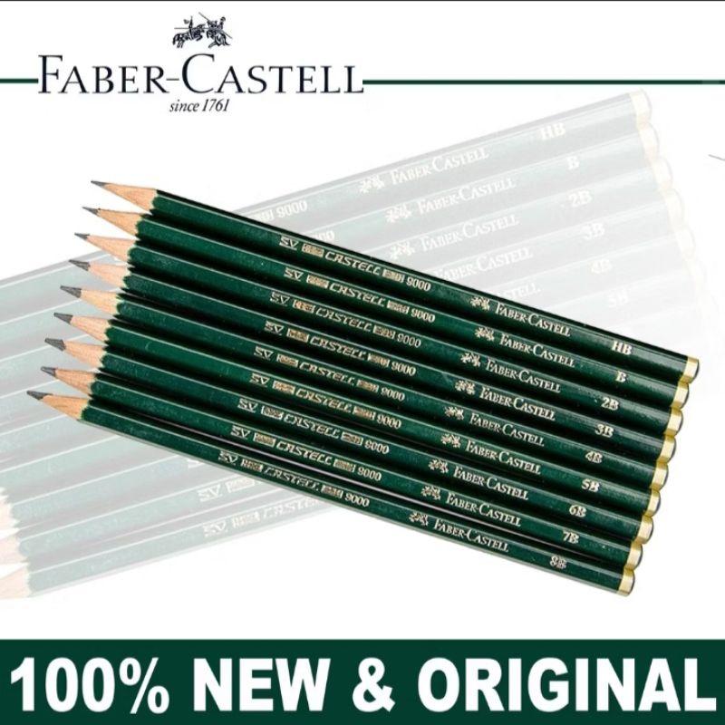 

FABER CASTELL PENSIL 2B// 1 LUSIN// PENSIL FABER CASTELL//PENSIL SEKOLAH//PWNSIL UJIAN