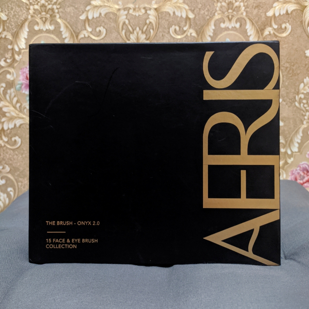 (TERMURAH) Aeris Beauty A9 The Onyx 2.0 Brush Set 15 pcs Complete Set Brush Make Up Set Kuas Rias Le