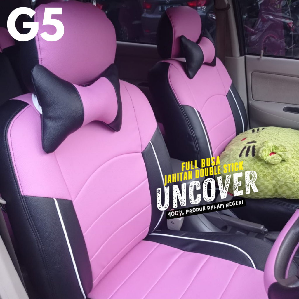 SARUNG JOK MOBIL RUSH TERIOS 2012-2015 BAHAN ZEUS ORIGINAL FULL SEAT