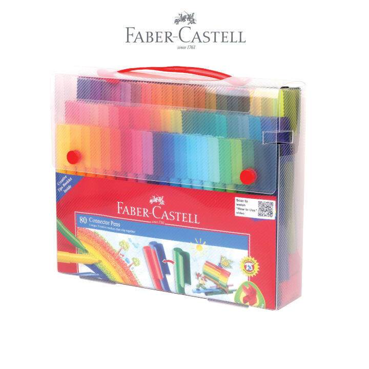 

Connector Pen 10 20 30 50 60 warna Faber Castell