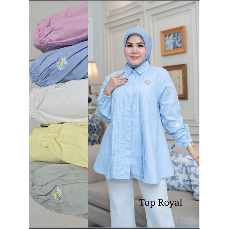 Top Royal Winody Update Fashion Terbaru Winody Atasan Wanita Kekinian Hijab friendly Kemeja Wanita T