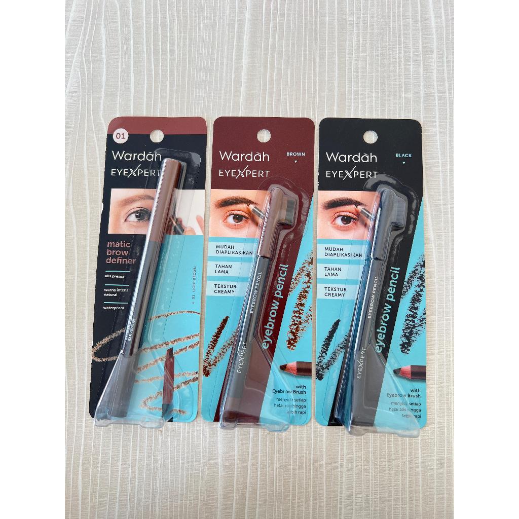 Wardah Expert EyeBrow Pencil & Matic Brow Definer / Pensil Alis Wardah