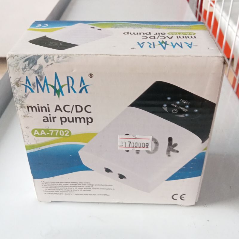 AMARA Mini AC/DC Air Pump AA-7702